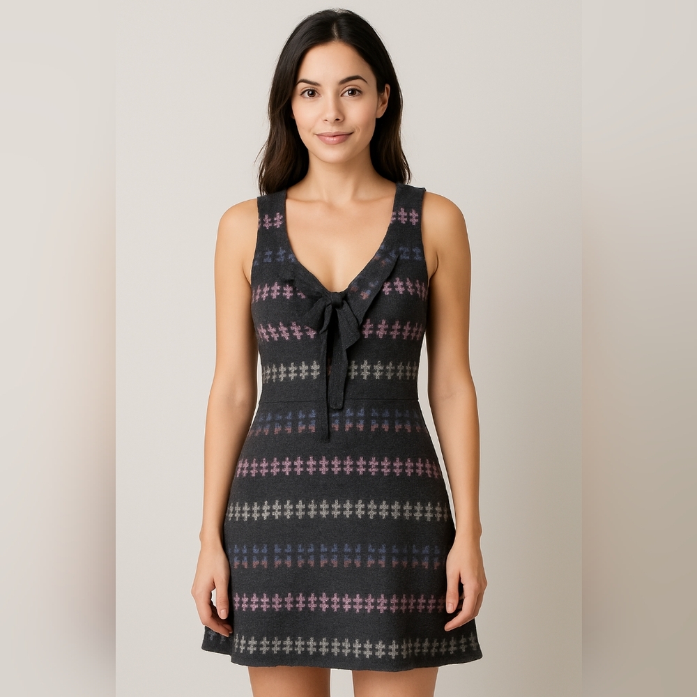 Vintage Ellen Tracy Wool Dress | Classic Career Midi Dress | Structured 90s Wool